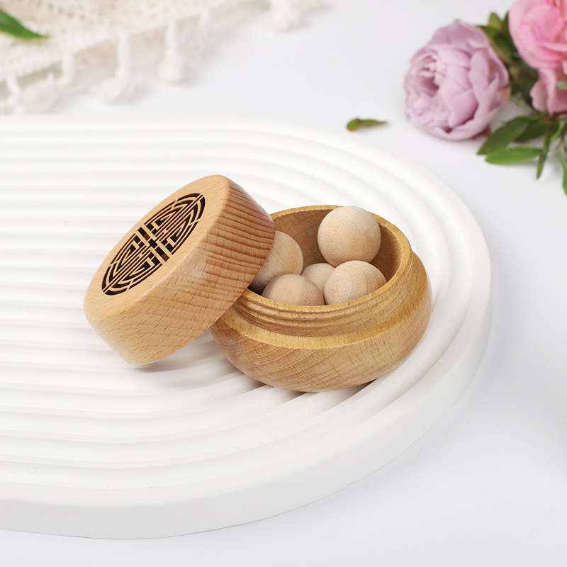 Car Accessories Perfume - Boîte en bois de parfum Portable
