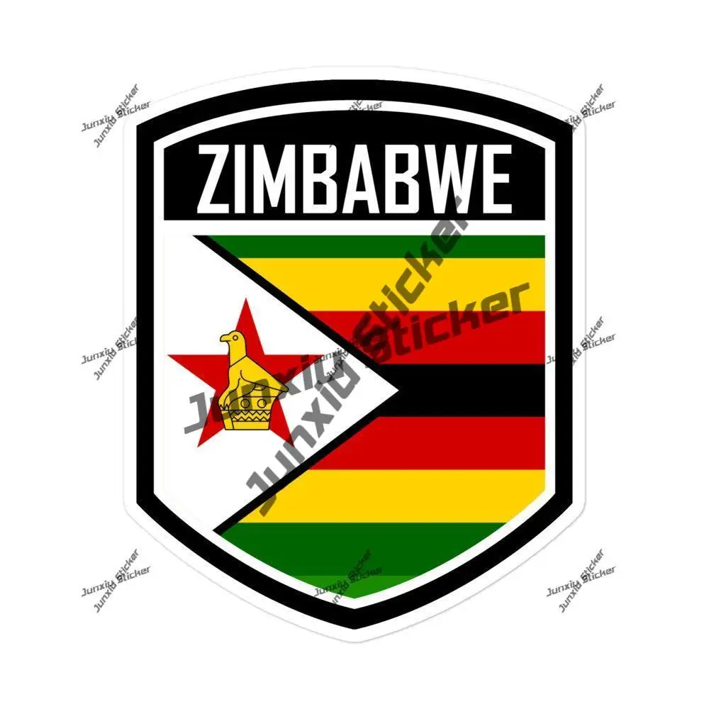 Car Accessories Zimbabwe - Autocollants d'emblème de drapeau du Zimbabwe,