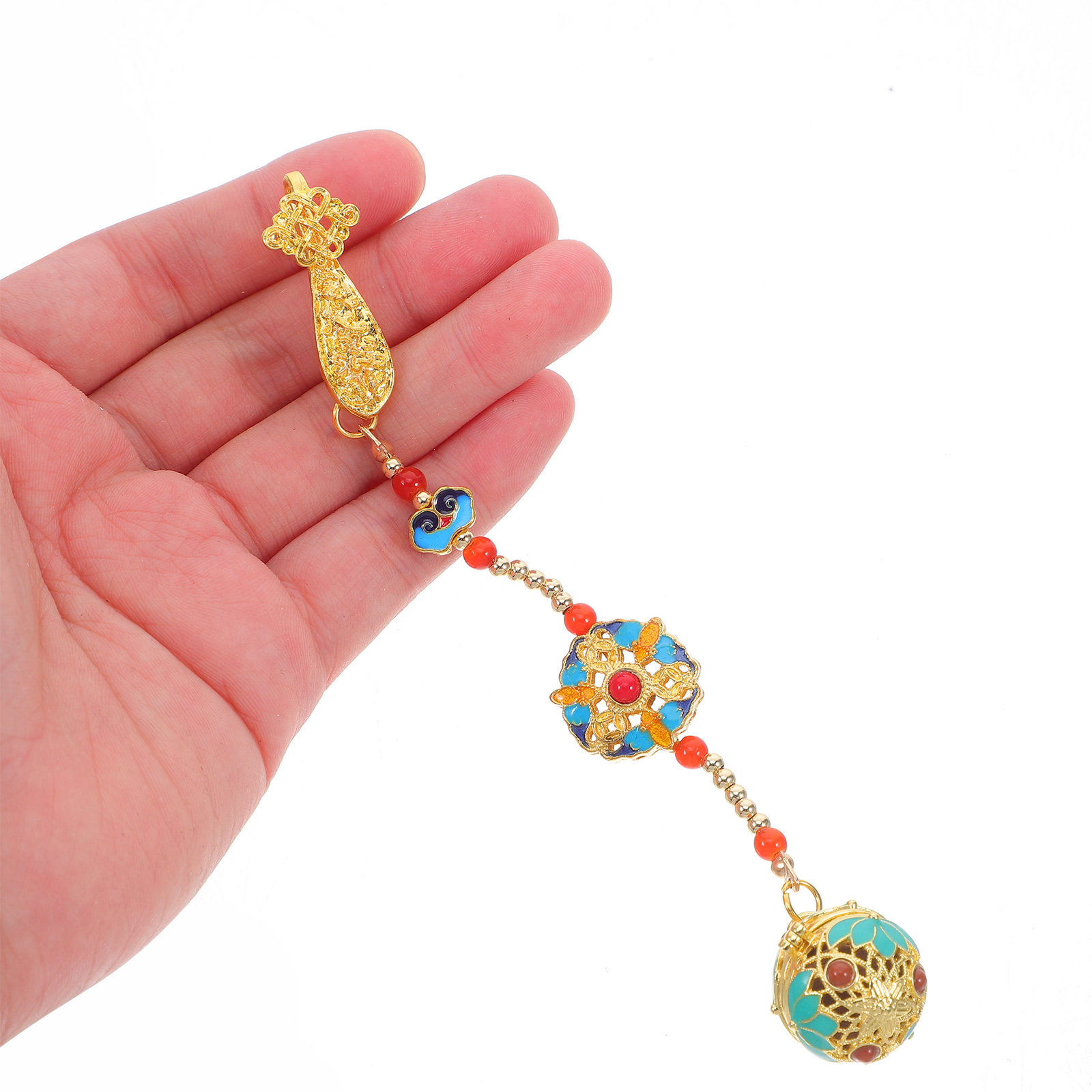 Car Fragrance Diffuser - Pendentif sphérique creux en sachet, style