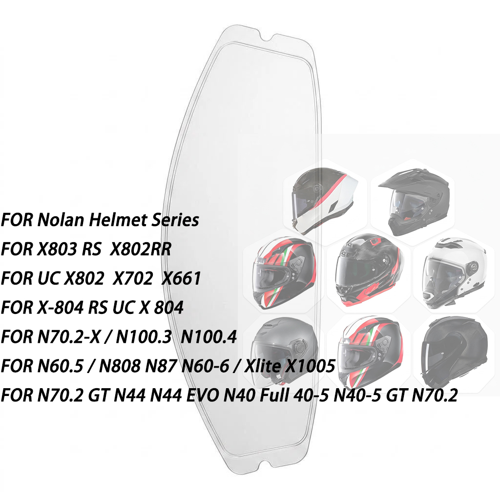 Car Accessories Xcent - Film anti-buée pour visière de casque