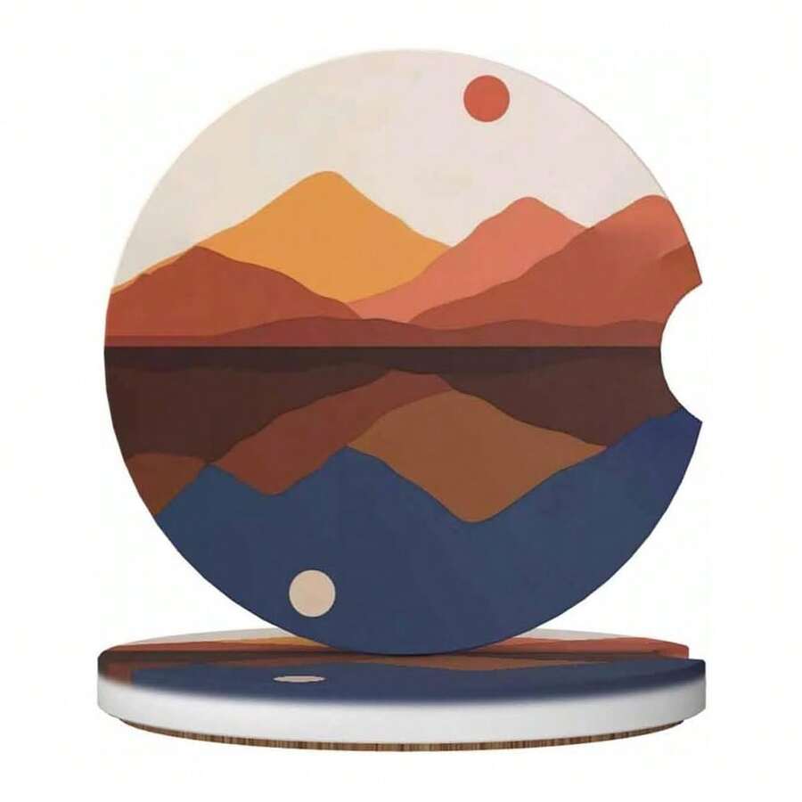 NOUVEAU - Lot de 2 sous-verres - Car Accessories Cork avis et prix