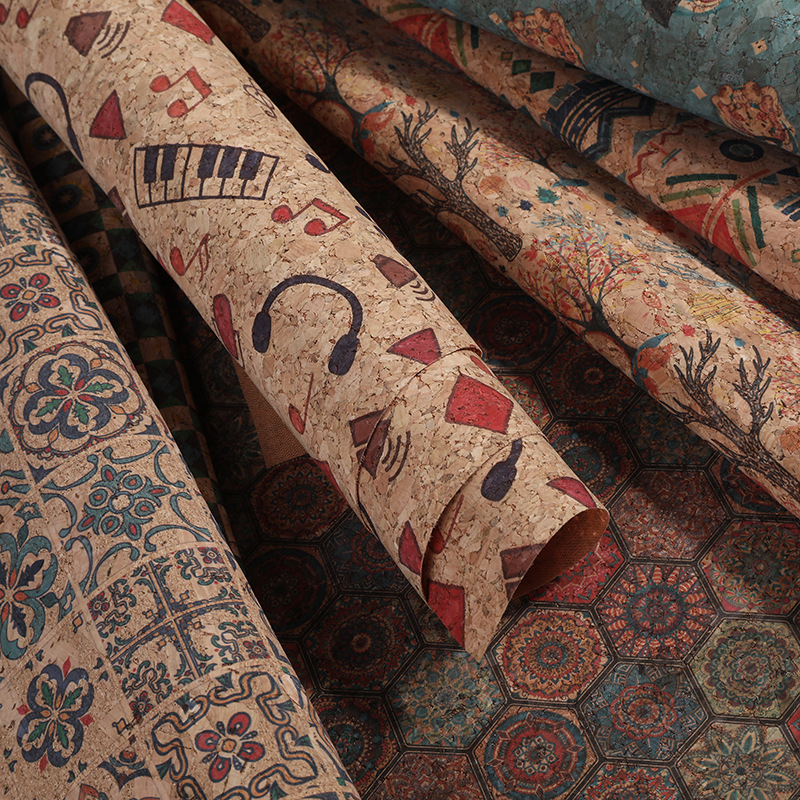 Tissu en cuir PU imprimé en li - Car Accessories Cork avis et prix