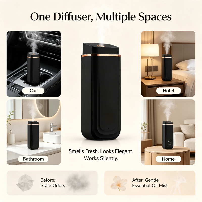 Diffuseur d'arômes silencieux  - Car Fragrance Diffuser avis et prix