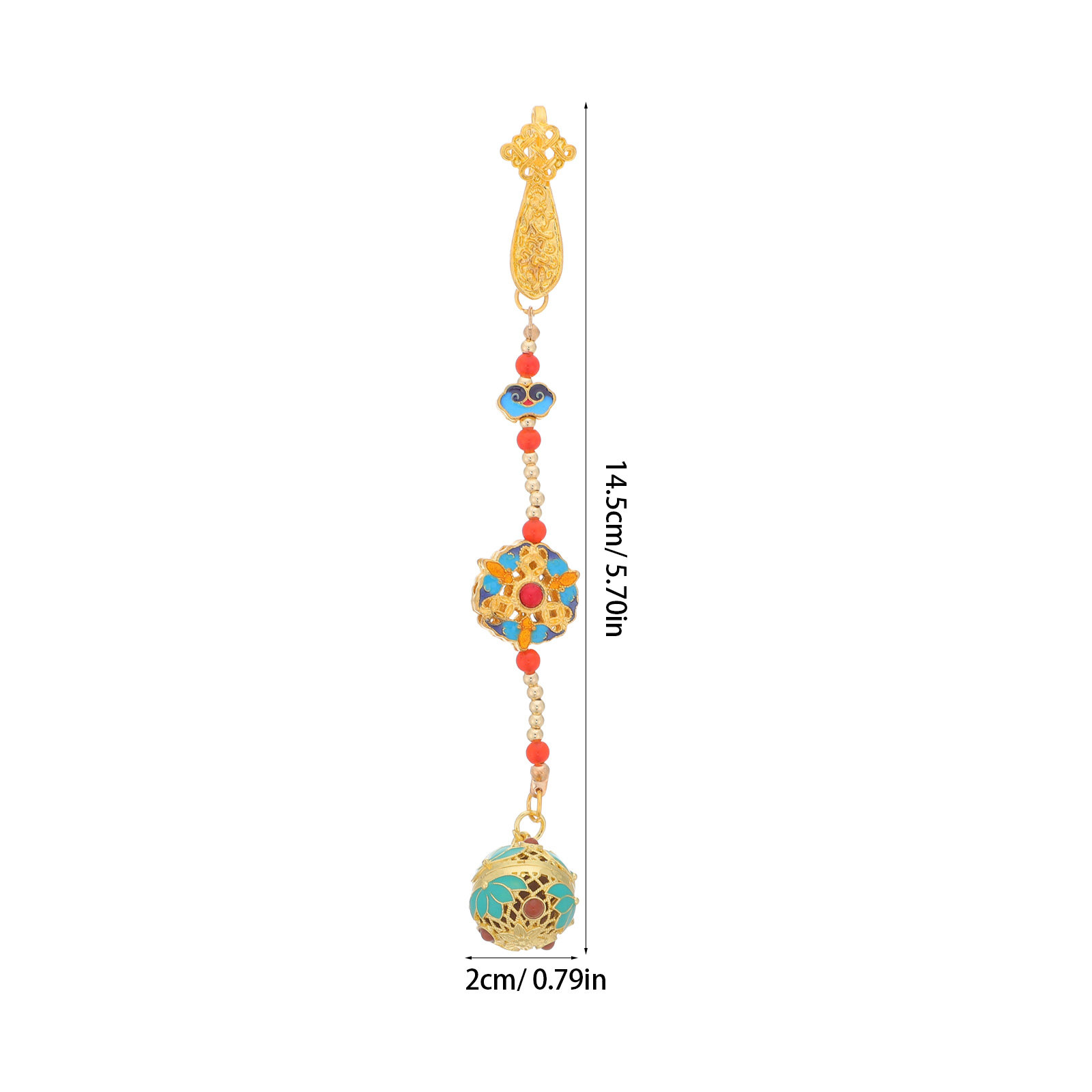 Pendentif sphérique creux en s - Car Fragrance Diffuser avis et prix