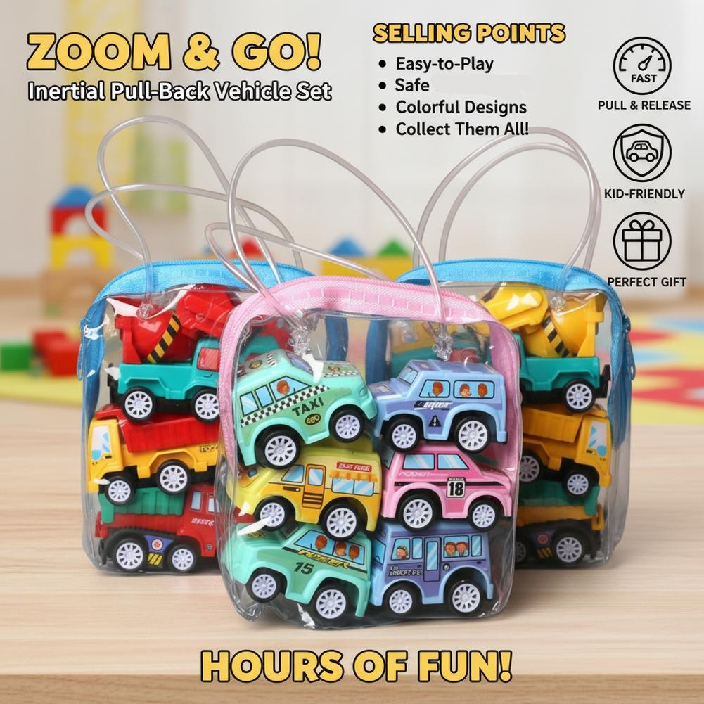 6 pièces de modèles de voiture - Car Accessories For Boys avis et prix