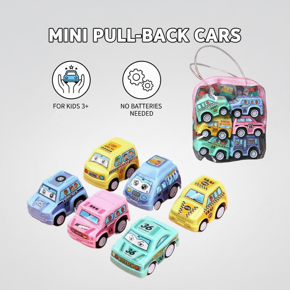 6 pièces de modèles de voiture - Car Accessories For Boys avis et prix