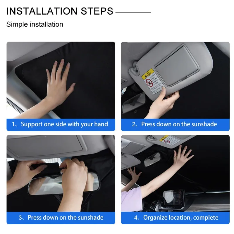 Pare-soleil de pare-brise avan - Car Accessories Xcent avis et prix